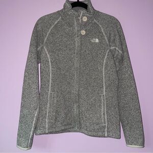 The North Face Size M Crescent Full Zip Button Jacket Outdoor Hiking Athletic